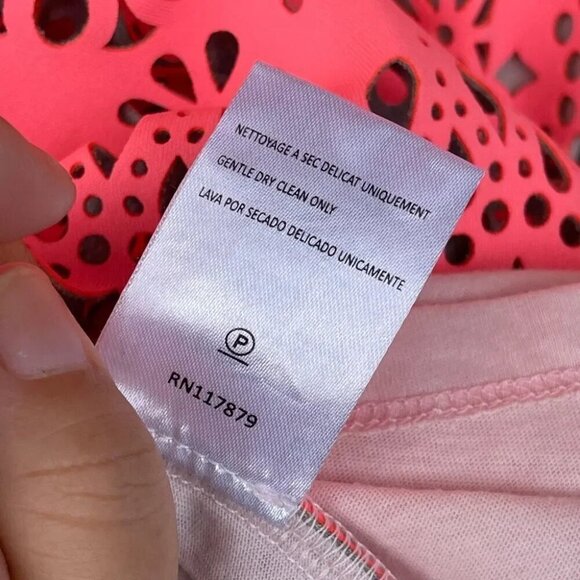 MANOUSH CORAL DRESS SIZE 10 - Picture 7 of 9